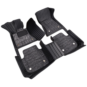 Alfombrillas de Coche Personalizadas de Lujo, de Cuero, Impermeables, de 5MM, Juego Completo de 4 Piezas, para C-HR Avalon Diamond - Product Image 1