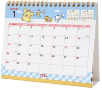 Logo personnalisé petit calendrier de bureau à couverture rigide exquis calendrier de table murale école bureau à domicile bois matériel style votre style