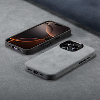 Nouvelle coque magnétique en Alcantara pour iPhone 18 Series, compatible avec la charge sans fil, pour 17 16 Pro Max, emballée