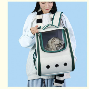 Zaino Trasportino Portatile per Gattini, Borsa da Viaggio Traspirante in Rete Oxford per Gatti Neonati, Visite al Veterinario, Ospedale, Iniezioni - Product Image 3