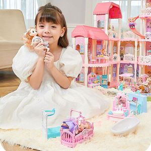 Mini 1:12 da ragazza casa delle bambole all'aperto finte Play Game Set Kit per il trucco finto con mobili per la scuola materna - Product Image 2