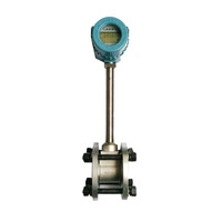 Cerdas Vortex Flowmeter Aliran Uap Gas Alam Nitrogen Biogas Udara Terkompresi Transfer Panas Minyak Cair Air Limbah