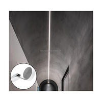 Profil LED encastrable avec diffuseur continu de 20 m, canal d'éclairage linéaire encastré pour éclairage de plafond commercial