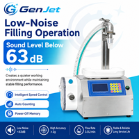 Machine de remplissage de liquides compacte 100W GenJet avec stockage automatique des données de tare et contrôle du bruit pour le dosage par lots de 10g à 3kg
