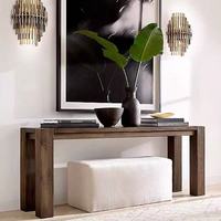 Bureau d'ordinateur en bois massif de style traditionnel moderne, personnalisable, mobilier de bureau à domicile, design antique, montage facile, utilisation scolaire