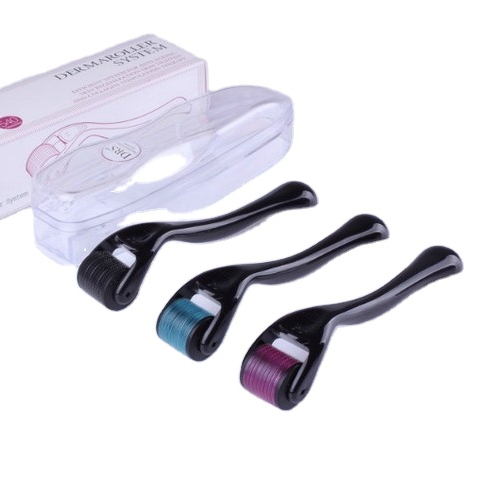 For Face Anti-puffiness Hair Beard Growth Kit With Derma Roller Titanium