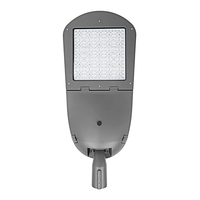 Boîtier en aluminium moulé sous pression, lampadaire électrique, lampadaire LED 80w avec capteur de mouvement pour l'éclairage public