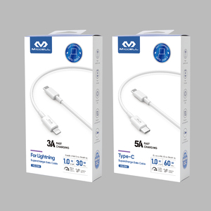 كابل بيانات وشحن سريع من نوع USB-C إلى USB-C بقوة <span class=keywords><strong>5</strong></span> أمبير/3 أمبير، متوافق مع هواتف آيفون وأندرويد. - Product Image 6