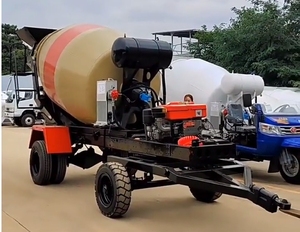 <span class=keywords><strong>Mixer</strong></span> beton lokasi konstruksi, Trailer semen komersial siap digunakan