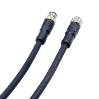 كابل مخصص IP67 M5 M8 M12 للأماكن الخارجية 2 3 4 5 8 دبوس