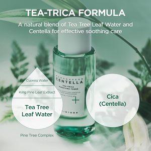 SKIN1004 Tea-Trica Purifying Toner 7.10 Fl.oz, 210ml, Tonico Viso Coreano con Acqua di Foglie di Tea Tree, Centella Asiatica e BHA - Product Image 4