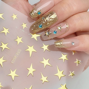TSZS 3D été fleur ongles autocollants <span class=keywords><strong>manucure</strong></span> enveloppes <span class=keywords><strong>marguerite</strong></span> étoile autocollant pour Nail Art décoration concepteurs bricolage Gel ongles autocollants - Product Image 5