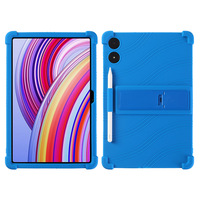 Xiaomi Poco ped için kapak 12.1 2024 Tablet kılıfı Xiaomi Poco ped SE yumuşak silikon ayarlanabilir standı kılıf