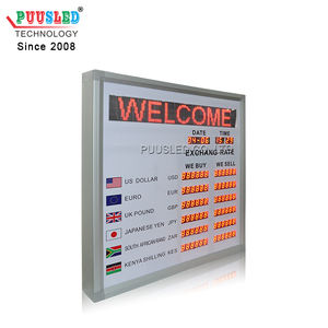 Tablero de tipo de cambio de moneda, muestra de alto brillo, señal de tipo de cambio de moneda para empresa bancaria - Product Image 5