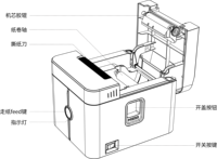Imprimante thermique de bureau ABS58V avec coupe-papier automatique, 384 points, 203 dpi, pour l'impression de tickets de caisse, interface USB/sans fil, en stock