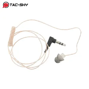 दूरस्थ स्पीकर माइक्रोफोन के लिए TAC-SKY सामरिक संचार 3.5 मिमी प्लग मिनी निगरानी पुलिस इयरपीस - Product Image 2