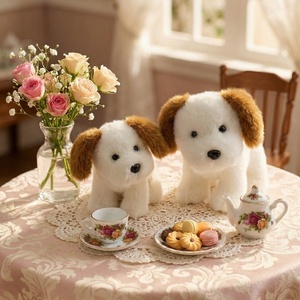 Peluche adorable chiot <span class=keywords><strong>Shih</strong></span> Tzu en forme de bonbon, rembourrée en polyester et coton PP, idéale comme cadeau d'anniversaire pour enfants - Product Image 4