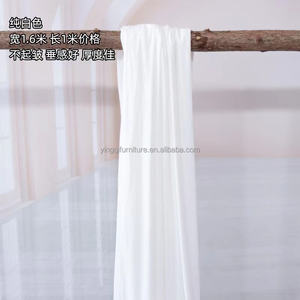 Tela Elástica Sedosa para Fondo de Escenario de Boda, Cortina de Gasa para Decoración de Bodas - Product Image 5