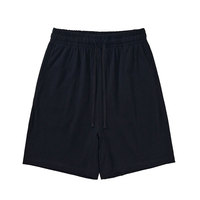 Shorts pour hommes AMLClever Premium 275GSM en coton épais 100% coupe ample avec taille élastique et cordon de serrage pour le streetwear, la randonnée et les voyages