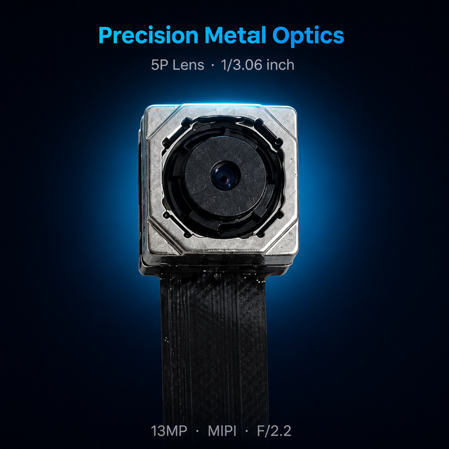 Ultra HD 13MP MIPI Camera S5K3L8 4208x3120 F2.6 Wide Angle Slim FPC Wearable OEM ODM 1/3.02" 79.8 Smartphones/Tablets