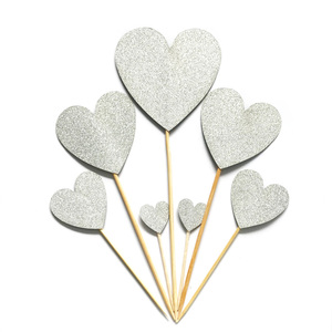 Adornos <span class=keywords><strong>de</strong></span> magdalenas <span class=keywords><strong>de</strong></span> San Valentín, palitos <span class=keywords><strong>de</strong></span> corazón para cupcakes, temática <span class=keywords><strong>de</strong></span> amor <span class=keywords><strong>dulce</strong></span>, boda, compromiso, fiesta nupcial, Día <span class=keywords><strong>de</strong></span> San Valentín - Product Image 6
