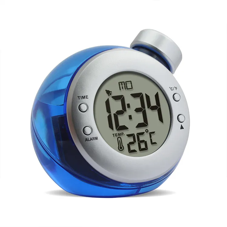 New Design No Battery Water Power Children Sleeptraining Digital Alarm Clock