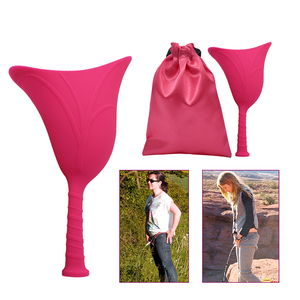 Urinoir féminin en silicone souple, dispositif de miction debout, urinoir de voyage, toilettes debout pour femmes - Product Image 6