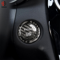 Autocollant de garniture de bouton de démarrage et d'arrêt du moteur pour Mercedes Benz W204 W205 W212 C E Class Accessoires