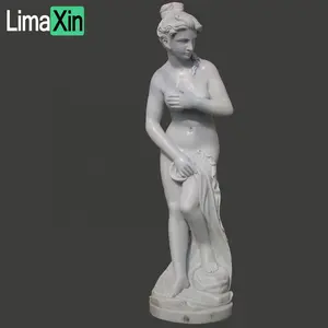 Factory direct supply marble statue sculpture garden decorative life size sexy marble girl statue