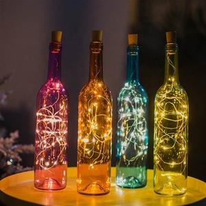 Décoration de chambre créative bouteille de <span class=keywords><strong>vin</strong></span> batterie vacances lumières de Noël - Product Image 5