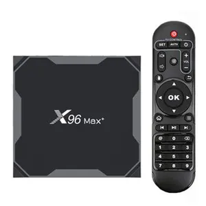 공장 도매 스마트 TV X96 최대 플러스 Amlogic S905X3 TV 박스 X96 MAX + 4GB 32GB 64GB 안드로이드 9.0 TV 박스 세트 톱 박스