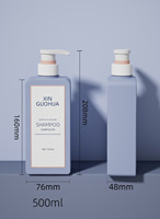 Bouteille en plastique PET haut de gamme, forme carrée, épaule ronde, souple, pour shampoing, après-shampoing, gel douche, liquide vaisselle - Fournisseur