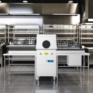 Lớn thương mại tự động truyền đạt máy rửa chén thép không gỉ máy rửa chén cho trường học căng tin khách sạn - Product Image 1