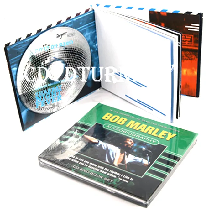 supply professional top quality FSC paper material Hardcover hardbound audio cd dvd vinyl LP book printing manufacturing China