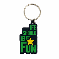 Porte-clés flexible en PVC caoutchouté pour publicité, cadeau promotionnel, cadeau pour salon professionnel, vente en gros
