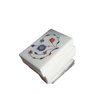 Nuevo altamente atractivo mejor diseño hecho a mano caja de incrustaciones de mármol con material de nácar uso para artículo de embalaje de regalo de joyería - Product Image 1