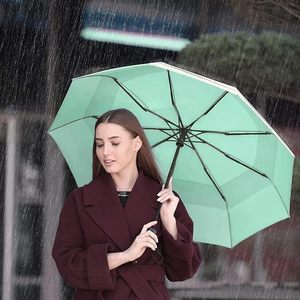 Business Automatic Open and Close Large Strong <b>Windproof</b> Folding <b>Umbrella</b> - Product Image 2