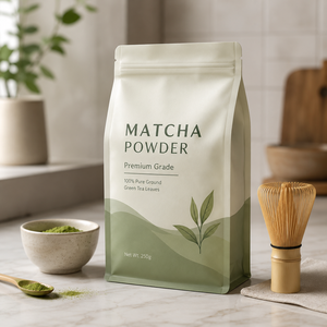 Bolsa de Plástico con Cierre Ziplock Personalizada con Impresión, Bajo MOQ, para Proteína en Polvo, Creatina Monohidrato y Suplementos - Product Image 1