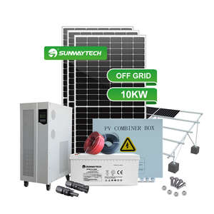 ชุดโซลาร์เซลล์ครบชุด 10 กิโลวัตต์ 10kw  แบบออฟกริด 10000w พร้อมแผงโซลาร์เซลล์ 10kw MPPT  ระบบโฟโตโวลตาอิก 24 ชั่วโมง ได้รับมาตรฐาน CE/TUV รุ่น SWS10KW-OFF - Product Image 4