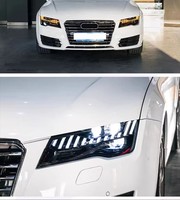 Nouveaux phares Audi Q7 2006-2015, assemblages de phares améliorés avec projecteur laser LED, clignotants séquentiels et feux de jour