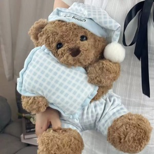 Haute qualité personnaliser grand en vrac drôle <span class=keywords><strong>bonne</strong></span> <span class=keywords><strong>nuit</strong></span> ours en peluche en peluche ensembles bébé réconfortant en peluche animaux jouets pour enfants cadeau - Product Image 4