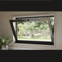 Fenêtre à guillotine en polyuréthane, fabrication sur mesure, fournisseur, 4 niveaux, étanche EPDM, coupe-vent, ignifuge, pour bureau et maison, design élégant et moderne
