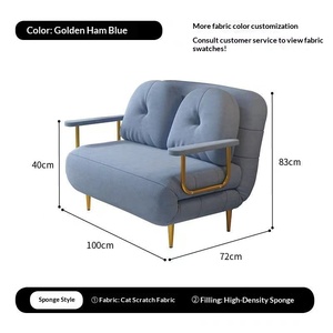 Hot Selling Cloud <b>Sofa</b> Bed <b>Folding</b> and Expanding Small Unit Bedroom Balcony Multi Functional Single Person <b>Sofa</b> - Product Image 5