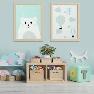 Caja de almacenamiento cuadrada de madera para organizar juguetes, para sala de estar, jardín de infantes, tipo vertical - Product Image 1