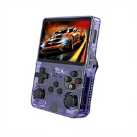 Consola de Juegos Portátil con Pantalla IPS a Color Full HD de 3.5 Pulgadas, R36s, 3500 mAh, Sistema Linux, 20000 Juegos Integrados, ARM de 64 bits, Wi-Fi