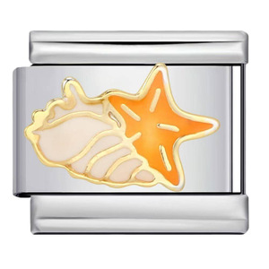 Italian Modular Stainless Steel <b>Bracelet</b> With Ocean Beach Theme <b>Charms</b> Unisex Jewelry DIY Fashion <b>Beads</b> - Product Image 5