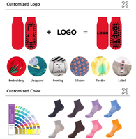 Chaussettes de sport unisexes colorées de conception libre Équipage OEM Chaussettes vierges imprimées sur mesure à la cuisse pour sublimation