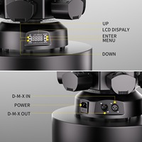Lampu Sorot kepala bergerak 150W, lampu panggung Laser RG DMX, lampu disko RGB, Bar pesta Putar