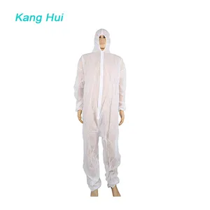 Cheap Price Disposable Protective Hooded Coverall Industrial Coverall Working Uniform