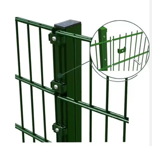 Clôture en treillis métallique double 868 <span class=keywords><strong>2D</strong></span> pour jardin, cour, pelouse, balcons, piscine, plantes, longueur 50m, entretien réduit, métal pressé - Product Image 6